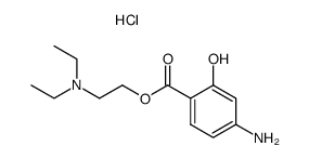 hydroxyprocaine hydrochloride结构式