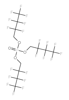 三(1H,1H-七氟丁基)磷酸酯结构式