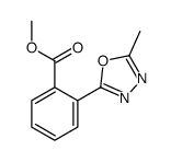 methyl 2-(5-methyl-1,3,4-oxadiazol-2-yl)benzoate结构式