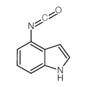 4-Isocyanato-1H-indole结构式
