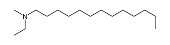 N-ethyl-N-methyltridecan-1-amine Structure
