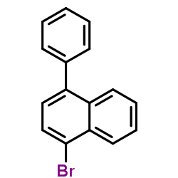 1-Bromo-4-phenylnaphthalene Structure
