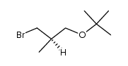 (R)-(-)-3-tert-Butoxy-2-methyl-1-bromopropane结构式