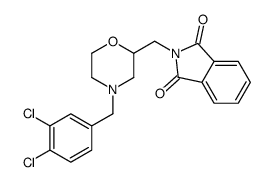 2-[4-(3,4-Dichloro-benzyl)-morpholin-2-ylmethyl]-isoindole-1,3-dione Structure
