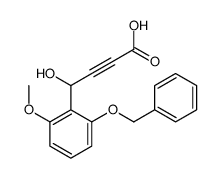 4-hydroxy-4-(2-methoxy-6-phenylmethoxyphenyl)but-2-ynoic acid Structure