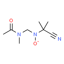 Nitroxide,(acetylmethylamino)methyl 1-cyano-1-methylethyl (9CI)结构式