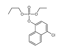 (4-chloronaphthalen-1-yl) ethyl propyl phosphate结构式