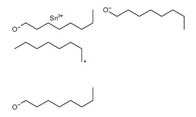 trioctoxy(octyl)stannane Structure