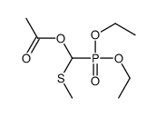 [diethoxyphosphoryl(methylsulfanyl)methyl] acetate结构式