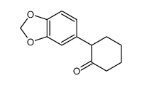 2-(1,3-benzodioxol-5-yl)cyclohexan-1-one结构式