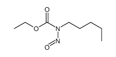 N-amyl-N-nitrosourethane structure