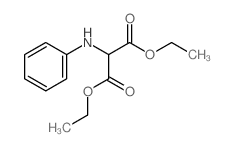 Propanedioic acid,2-(phenylamino)-, 1,3-diethyl ester Structure
