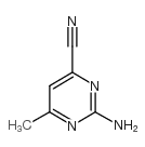2-氨基-4-氰基-6-甲基嘧啶结构式