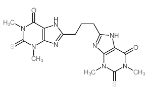 Theophylline,8,8'-trimethylenebis[2-thio- (7CI,8CI)结构式