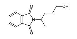 N-(4-hydroxy-1-methyl-butyl)-phthalimide Structure