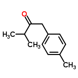 3-Methyl-1-(4-methylphenyl)-2-butanone结构式