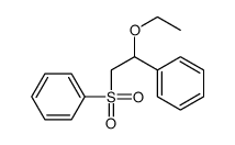 [2-(benzenesulfonyl)-1-ethoxyethyl]benzene结构式