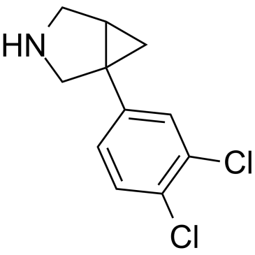 1-(3,4-Dichlorophenyl)-3-azabicyclo[3.1.0]hexane Structure