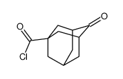 Tricyclo[3.3.1.13,7]decane-1-carbonyl chloride, 4-oxo- (9CI)结构式