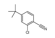 4-(叔丁基)-2-氯苯甲腈结构式