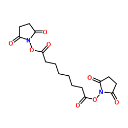 辛二酸双(N-羟基琥珀酰亚胺酯)结构式