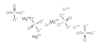 掺杂锡的磷酸镁锶结构式