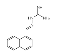 2-(naphthalen-1-ylmethylideneamino)guanidine Structure