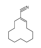 (E)-1-Cyclododecene-1-carbonitrile结构式