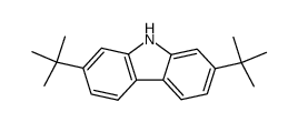 2,7-diterbutyl carbazole Structure