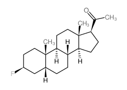 Pregnan-20-one,3-fluoro-, (3β,5β)-结构式