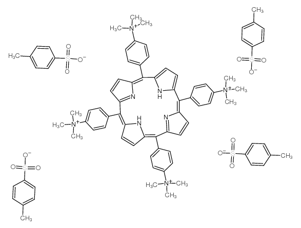 5,10,15,20-tetrakis[4-(trimethylammonio)phenyl]-21h,23h-porphine tetra-p-tosylate salt picture