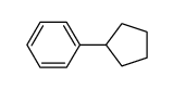 Benzene, cyclopentyl- Structure