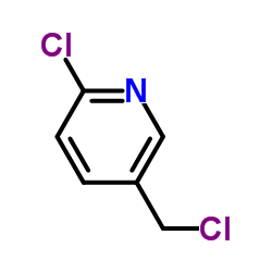 2-氯-5-氯甲基吡啶结构式