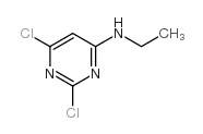 2,6-DICHLORO-N-ETHYL-4-PYRIMIDINAMINE结构式