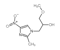 1H-Imidazole-1-ethanol, .alpha.- (methoxymethyl)-2-methyl-4-nitro-结构式