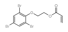 2-丙烯酸-2-(2,4,6-三溴苯氧基)乙酯结构式