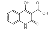4-hydroxy-2-oxo-1H-quinoline-3-carboxylic acid Structure
