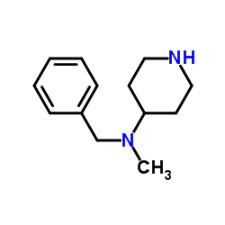4-(N-甲基-N-苄基)氨基哌啶结构式