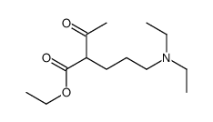 ethyl 2-acetyl-5-(diethylamino)pentanoate结构式