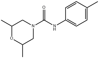 4-(n-(p-tolyl)carbamoyl)-2,6-dimethylmorpholine Structure