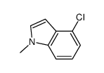 4-氯-1-甲基-1H-吲哚结构式