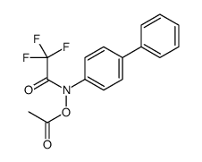 N-Trifluoroacetyl-N-acetoxy-4-aminobiphenyl结构式