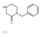 1-Benzylpiperazin-2-One Hydrochloride Structure