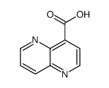 1,5-二氮杂萘-4-羧酸结构式