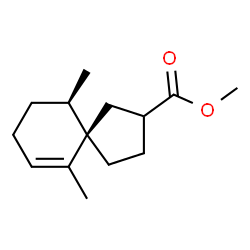 Spiro[4.5]dec-6-ene-2-carboxylic acid, 6,10-dimethyl-, methyl ester, (5R,10R)-rel- (9CI)结构式