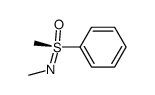 (-)-(R)-N,S-dimethyl-S-phenylsulfoximine Structure