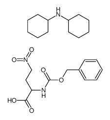 dicyclohexylammonium Nα-benzyloxycarbonylamino-γ-nitrobutyrate Structure