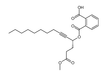 1-methoxycarbonyltridec-4-ol-5-ynyl monophthalate Structure