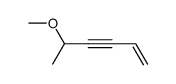 5-methoxy-1-hexen-3-yne Structure
