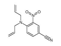 4-(二-2-丙烯-1-基氨基)-3-硝基苯甲腈结构式
